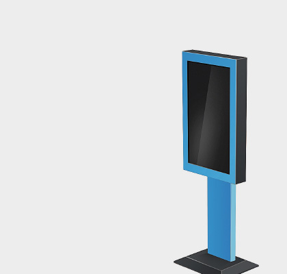 Sky info kiosk enclosures