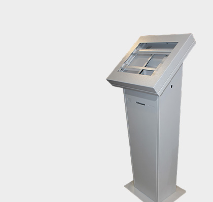 Trump info kiosk enclosures