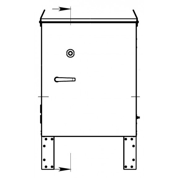 Sfera ShU 680×550×430 IP54 cabinet. Photo 1