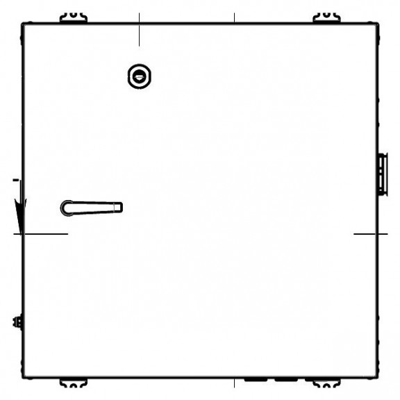 Sfera ShU 700×700×400 IP54 cabinet. Photo 1