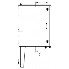Sfera ShU 1000×1500×550 IP54 cabinet