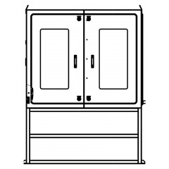 Sfera ShU 1150×1350×400 IP54 cabinet