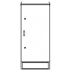 Sfera ShU 1600×800×630 IP54 cabinet
