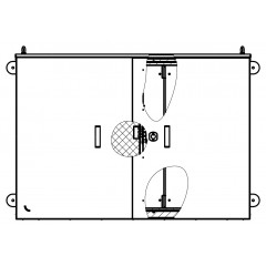 Sfera ShU 1050×1490×300 IP54 cabinet