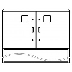 Sfera ShU 1000×1800×700 IP54 cabinet