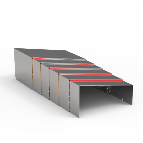 Telescopic guideway guard TZN-4. Photo 1