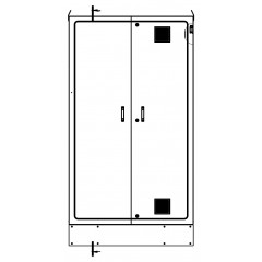 Sfera ShNU 2000×1200×600 IP54 cabinet