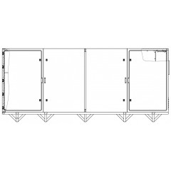 Sfera ShU 2000×4500×1080 IP54 cabinet